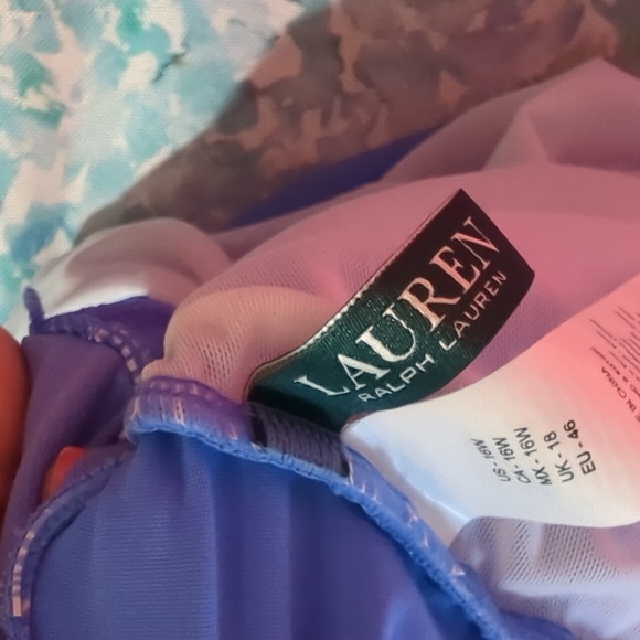 Ralph Lauren Lavender Tankini Top - Picture 9 of 13